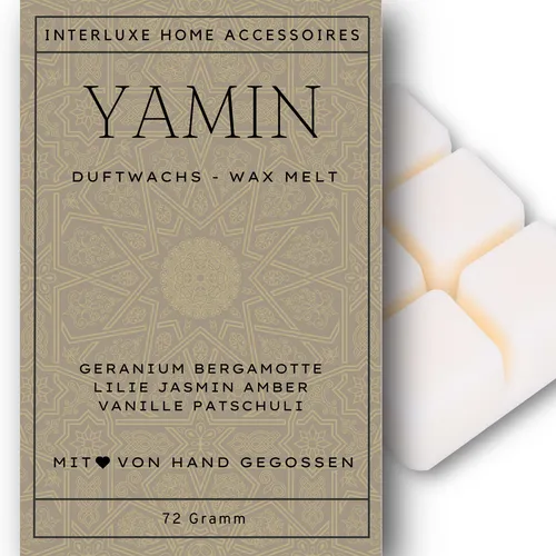 Interluxe Duftwachs - YAMIN Orient orientalisch duftendes Wachs Duftmelt