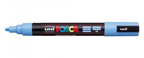 MARKER UNI POSCA PCM-5M BŁĘKITNY TRODAT 4902778036877