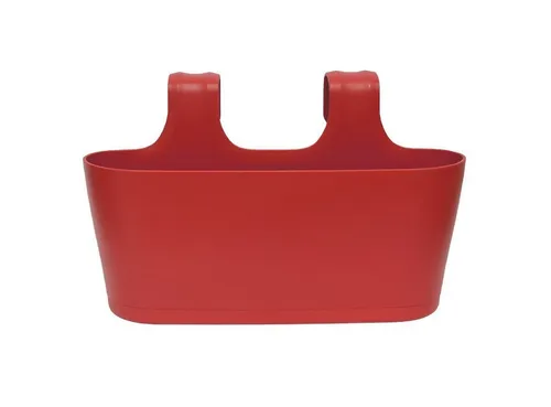 Engelland Blumenkasten Blumentopf zum Hängen (Vorteils-Set, 1 St., Fassungsvermögen je Topf 5,5 Liter), UV-Beständig, Frostbeständig, Wasserauffangschalen