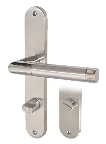 Haeusler-Shop Edelstahl Türbeschlag Modell Hit II in weiß von Haeusler-Shop