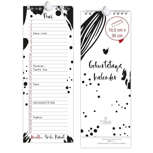 Geburtstagskalender von TOBJA