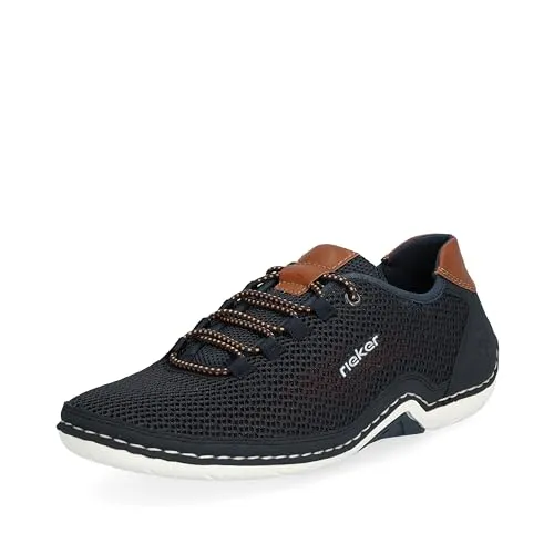 Rieker Herren 7555 Slipper Blau 44 EU - Bequemer Slipper mit Soft Foam Einlage für optimalen Tragekomfort. Ideal für den Alltag und vielseitig kombinierbar.
