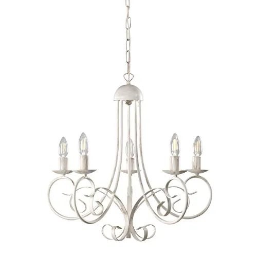 ONLI Pompei Kronleuchter 5-flammig in weiß von ONLI