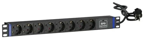 DSIT 19 Zoll Steckdosenleiste - 8-Fach - Surge Protection Device