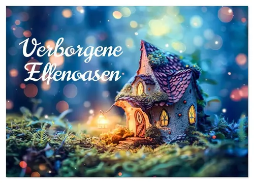 Ally Bee | Verborgene Elfenoasen Wandkalender 2026 DIN A2 - Entdecken Sie zwölf bezaubernde Elfenschlupfwinkel im Grünen mit diesem einzigartigen Wandkalender. Perfekt für Naturliebhaber und als Geschenk für Kalenderfreunde.