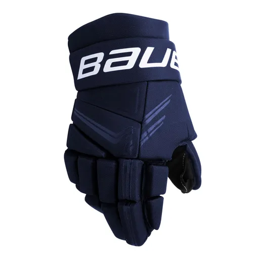 Handschuhe Bauer X Intermediate - Eishockey-Handschuhe der X-Series in navy, Größe 13 Zoll, ideal für Intermediate-Spieler. Bieten optimalen Schutz und Beweglichkeit für ein unvergessliches Spielerlebnis.