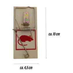 Mausefalle 2er Set Holz je 9,5x4,8cm i. Polybeutel