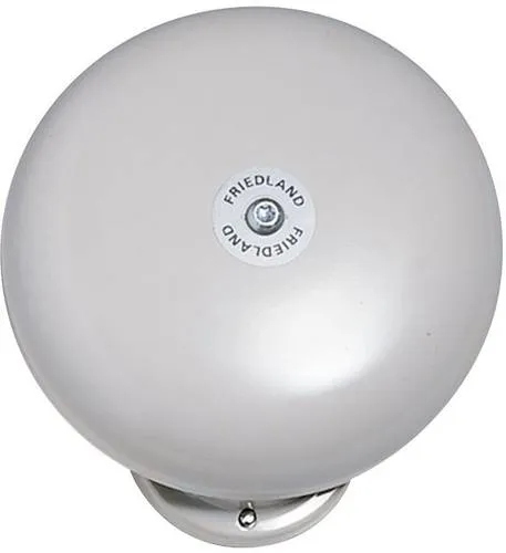 Honeywell 581093 Läutewerk 230V 106 dBA Grau - Sirene für laute Umgebungen, aus robustem Stahl mit phosphatierter Einbrennlackierung für hohe Langlebigkeit.