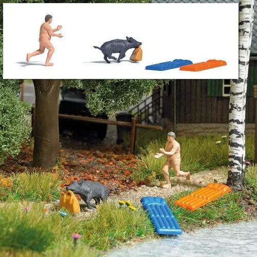  Busch 1:87, 7948 Action-Set Wildschweinalarm Neu & OVP 6188