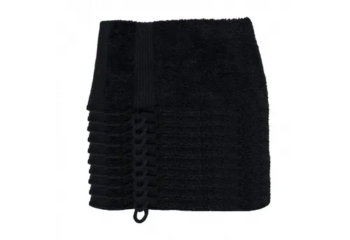 Julie Julsen Waschhandschuh 10-Waschhandschuh-Schwarz-Waschhandschuh 15 x 21 cm, (10-St)