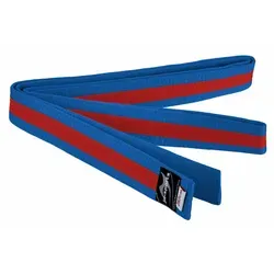 Ju-Sports Stoffgürtel Budo blau|rot 220 cm