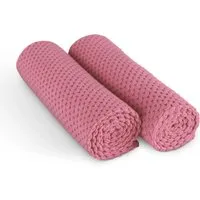 Bestlivings Microfaser Geschirrtuch Double Face 60 x 40 cm 2er Pack Rose