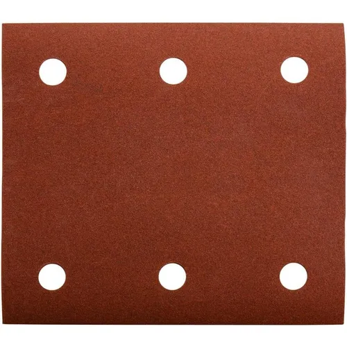Makita Schleifpapier Klett 114 x 102 mm (6 Löcher) Körnung 240, 10 Stück (240) (P-33152)