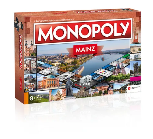 Monopoly Mainz - Limitierte Mainz-Edition des Spiele-Klassikers, mit vielen liebevollen Details und in deutscher Sprache. Perfekt für Fans der Stadt und Spieleabende!