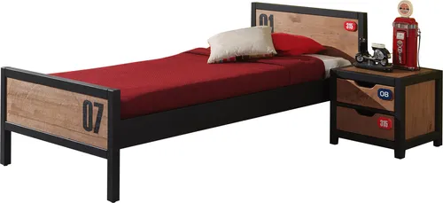 Produktbild Diese ALEX-kombination besteht aus den folgenden Elementen: bett 90x200cm * und ein lattenrost 13l und ein nako *