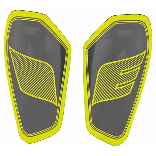Erima Unisex Jugend Flex Guard Schienbeinschoner, Lime/Schwarz, XS - Schienbeinschoner für Fußball mit extrem leichtem, schlagfestem TPU-Schild und hervorragender Luftzirkulation dank EVA-Schaum-Backing für optimalen Tragekomfort.