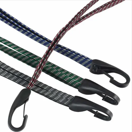 Spanngurt Spannband f. Fahrrad Gepäckträger 4-fach 570mm Blau Grün Rot o Schwarz