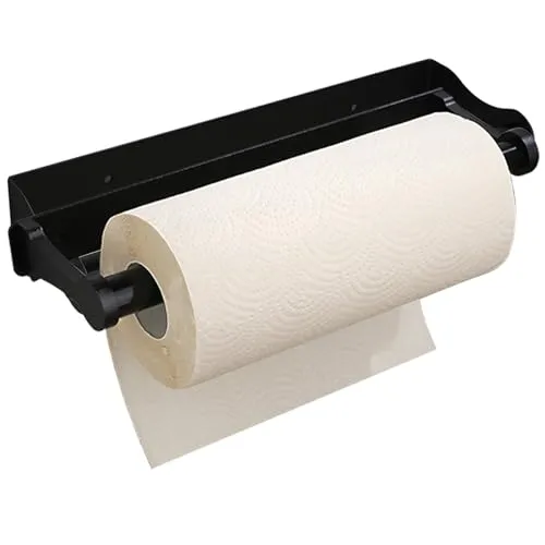 Noaxylic Küchenrollenhalter Ohne Bohren, Papierrollenhalter Selbstklebend