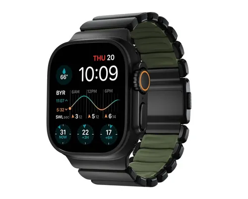 NOMAD Stratos Band I für Apple Watch 42/44/45/46/49mm – Hybrid-Design