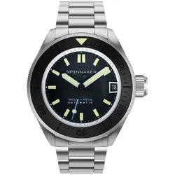 Spinnaker Herren 45mm Piccard Automatik Volcano Black Uhr von Spinnaker