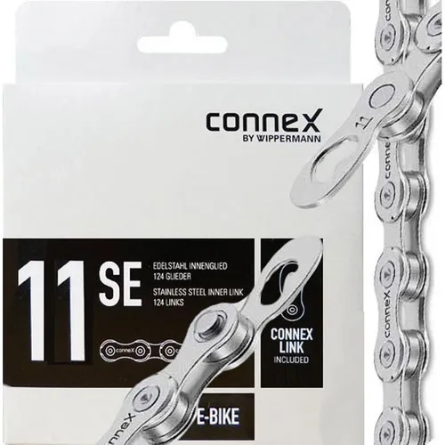 Wippermann Connex 11SE Schaltungskette - Silber, One Size - Fahrradkette für optimale Schaltperformance, langlebig und ideal für anspruchsvolle Radsportler.