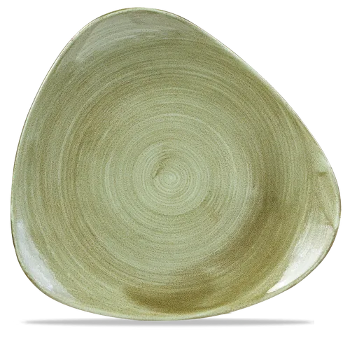 Churchill STONECAST Burnished Green Triangle Plate von Churchill