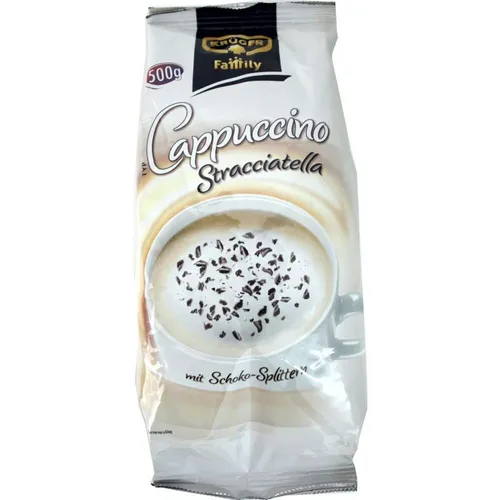 Krüger Family Cappuccino Stracciatella (500g Beutel) von Kaffee-Instant
