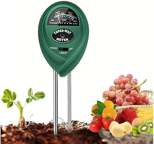 3-in-1 Bodentester für Garten und Landwirtschaft