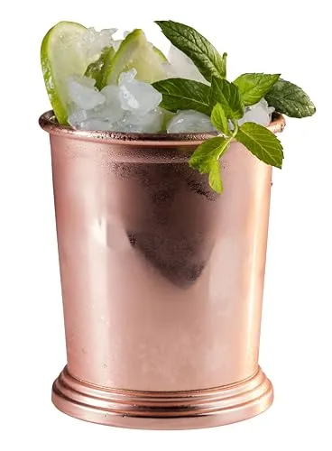 APS 93328 Julep Mug Becher, Cocktailbecher, 350 ml, Edelstahl, Kupfer-Look
