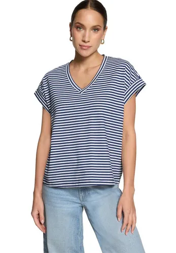 Zero Kurzarmshirt Damen V-Ausschnitt – Casual Chic