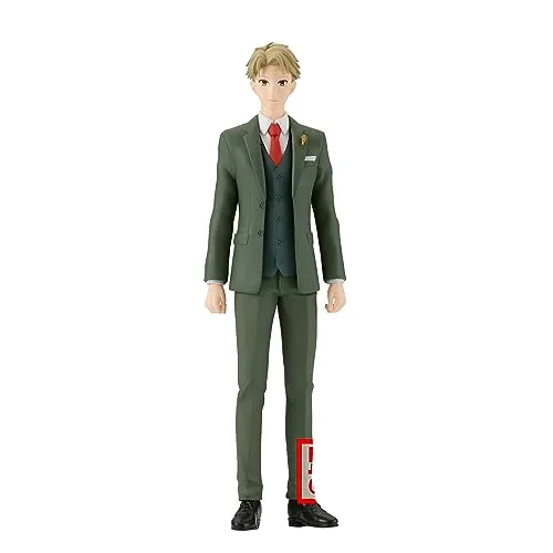 BANPRESTO Loid Forger SpyxFamily Foto, 18 cm, Mehrfarbig - Nachbildungen & Requisiten, detailgetreue Figur mit robustem Material für lange Freude an deinem Sammlerstück.