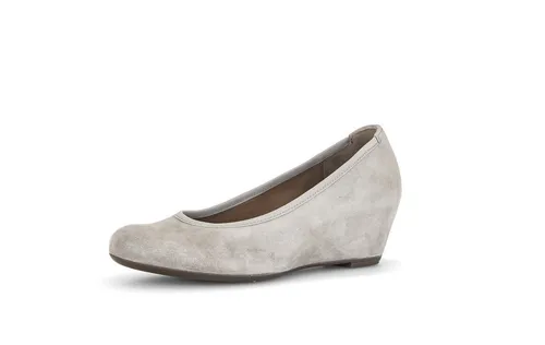 Gabor Damen Keilpumps - Elegante Absatzschuhe für jeden Anlass - Damen-Pumps aus hochwertigem Rauleder mit komfortablem 4 cm Keilabsatz, perfekt für Büro und Ausgehen.
