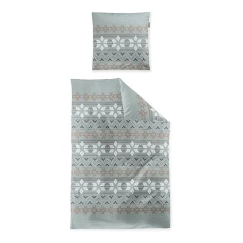 Irisette Bettwäsche, Biber, 2 teilig - Bettwäsche-Sets aus 100% angerauter Baumwolle, ideal für die kalte Jahreszeit – kuschelig warm, atmungsaktiv und mit praktischem Qualitätsreißverschluss.