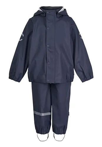mikk-line 2tlg. Regenoutfit in Dunkelblau, Größe 80 von mikk-line