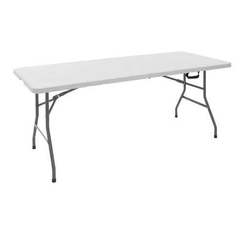 Campingtisch Klapptisch 180x74cm – Praktischer Gartentisch - Camping-Möbel mit Anti-Rutsch-Füßen und robuster Konstruktion. Ideal für Innen und Außen, schnell faltbar, platzsparend und leicht zu verstauen.