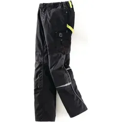 Bundhose Terrax Workwear Gr.54 schwarz/limette - Arbeits- & Schutzkleidung, strapazierfähige Berufshose aus Mischgewebe mit vielen praktischen Taschen für optimale Funktionalität.