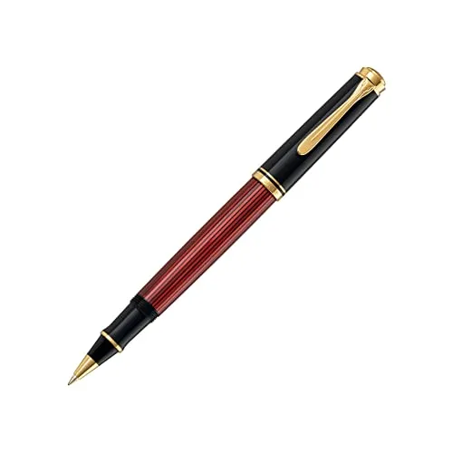 Pelikan Füller Souverän M600, 14-Karat Bicolor-Goldfeder in rot von Pelikan