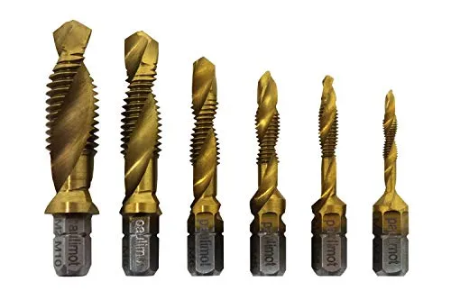 Produktbild Kombi-Gewindebohrer-Set M3 bis M10 mit 1/4