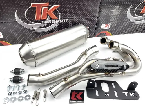 Auspuff FullSystem Auspuffanlage inkl. Krümmer Quad ATV Yamaha YFM 700 Raptor