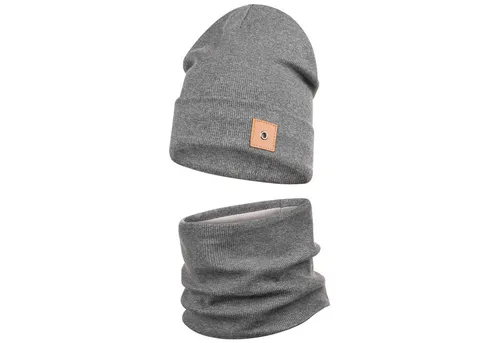 Smarilla Mütze & Schal Kindermütze mit Schal, Winterset für Jungen & Mädchen