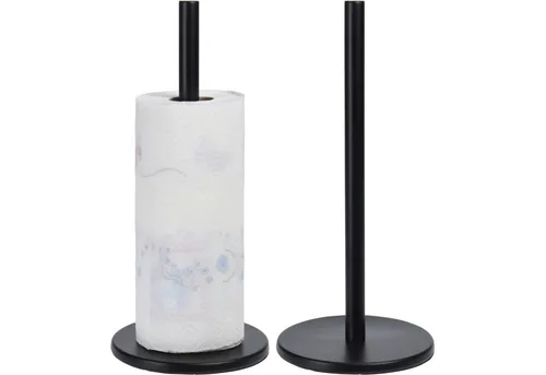 Küchenrollenhalter & -spender Schwarz von Koopman