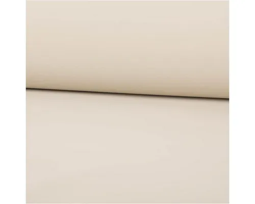 SCHÖNER LEBEN. Stoff Regenjackenstoff Meterware wasserdicht soft uni beige 145cm, abwaschbar