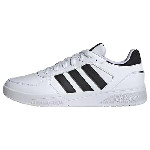 adidas Herren CourtBeat Court Lifestyle Shoes, Cloud White/Core Black/Cloud White, 46 EU