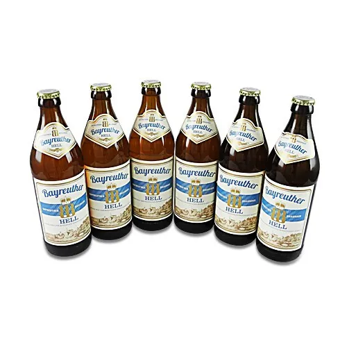 5,20€/1l) Bayreuther Hell (6 Flaschen à 0,5 l / 4,8 % vol.