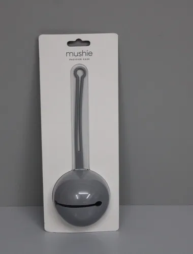 Mushie Schnulleraufbewahrung Stone/Blau Aufbewahrung Schnullerhalter Case NEU