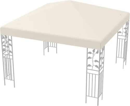 COSTWAY 3x3m Ersatzdach für Garten Pavillon - Beige - Ersatzdach für 3x3 m Pavillons mit wasserdichtem Polyestergewebe. Mit Ablauflöchern für optimale Entwässerung und einfacher Montage in wenigen Minuten. Ideal für Partys, Picknicks und Outdoor-Aktivitäten.