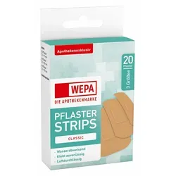 WEPA Pflaster Strips Classic wasserabweisend 20 St