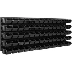 Werkstatt-Werkzeugbrett 115x39 cm mit 70 Ablagen