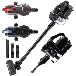 AREBOS Akku Staubsauger 2-in-1 Hand- und Bodenstaubsauger