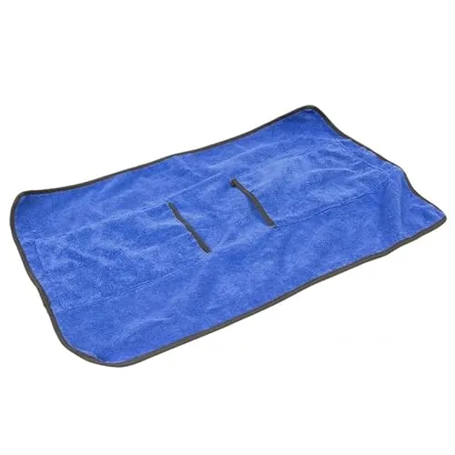 Duvo+ 311165 Badetuch Fur Hund Microfiber, blau